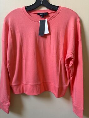 Lea & Viola Coral Crewneck Top - New